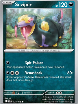 Seviper (128/198) [Scarlet & Violet: Base Set]