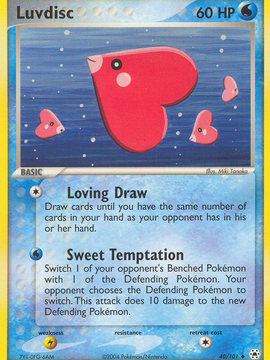 Luvdisc (40/101) [EX: Hidden Legends]