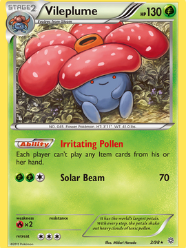 Vileplume (3/98) [XY: Ancient Origins]