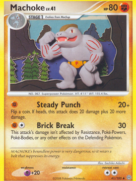 Machoke (41/100) [Diamond & Pearl: Stormfront]