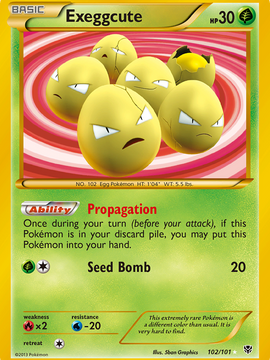 Exeggcute (102/101) [Black & White: Plasma Blast]