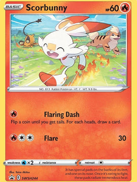 Scorbunny (SWSH244) [Sword & Shield: Black Star Promos]