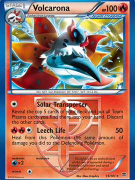 Volcarona (13/101) [Black & White: Plasma Blast]