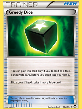 Greedy Dice (102/114) [XY: Steam Siege]