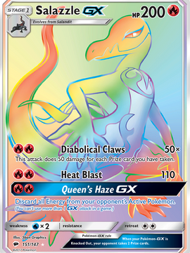 Salazzle GX (151/147) [Sun & Moon: Burning Shadows]