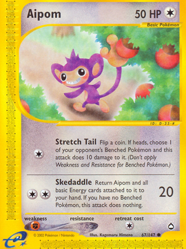 Aipom (67/147) [Aquapolis]