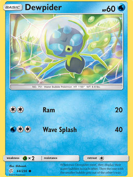 Dewpider (64/236) [Sun & Moon: Cosmic Eclipse]