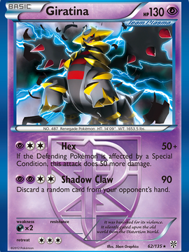 Giratina (62/135) [Black & White: Plasma Storm]