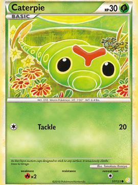 Caterpie (57/123) [HeartGold & SoulSilver: Base Set]