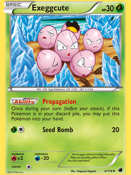 Exeggcute (4/116) [Black & White: Plasma Freeze]