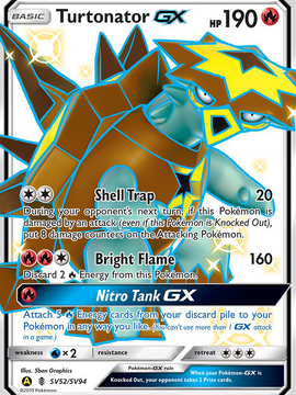 Turtonator GX (SV52/SV94) [Sun & Moon: Hidden Fates - Shiny Vault]