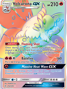 Volcarona GX (252/236) [Sun & Moon: Cosmic Eclipse]