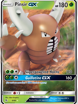 Pinsir GX (6/68) [Sun & Moon: Hidden Fates]