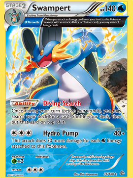 Swampert (36/160) [XY: Primal Clash]