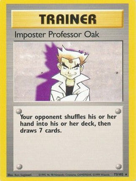 Imposter Professor Oak (73/102) [Base Set Unlimited]