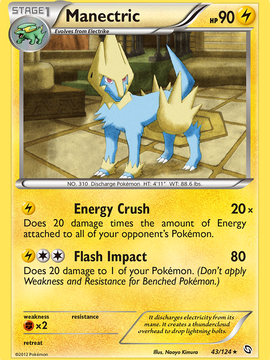 Manectric (43/124) [Black & White: Dragons Exalted]