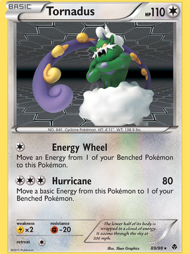 Tornadus (89/98) [Black & White: Emerging Powers]