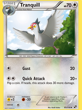 Tranquill (85/114) [Black & White: Base Set]