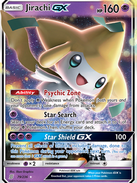 Jirachi GX (79/236) [Sun & Moon: Unified Minds]