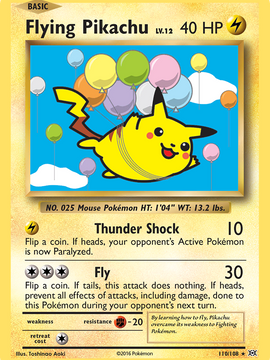 Flying Pikachu (110/108) [XY: Evolutions]