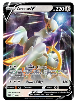 Arceus V (122/172) [Sword & Shield: Brilliant Stars]