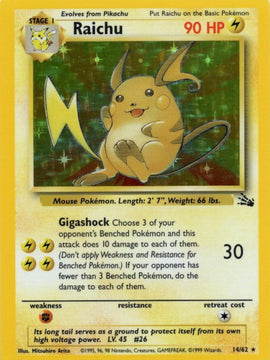 Raichu (14/62) [Fossil Unlimited]