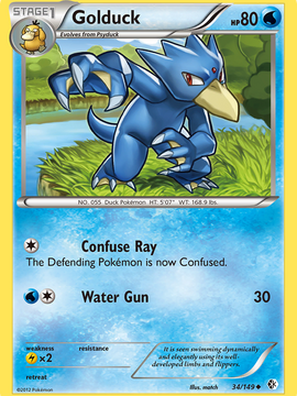 Golduck (34/149) [Black & White: Boundaries Crossed]