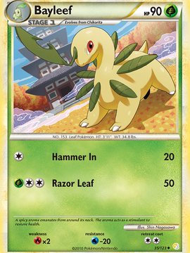 Bayleef (35/123) [HeartGold & SoulSilver: Base Set]