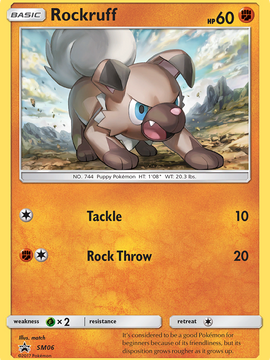 Rockruff (SM06) [Sun & Moon: Black Star Promos]