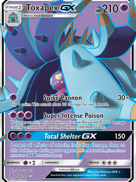 Toxapex GX (136/145) [Sun & Moon: Guardians Rising]