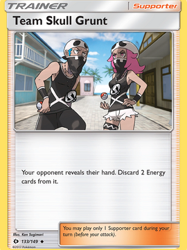 Team Skull Grunt (133/149) [Sun & Moon: Base Set]