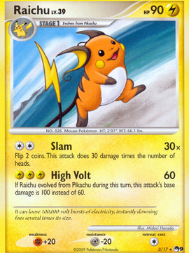 Raichu (3/17) [POP Series 9]