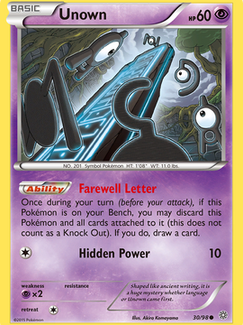 Unown (30/98) [XY: Ancient Origins]