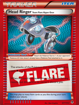 Head Ringer Team Flare Hyper Gear (97/119) [XY: Phantom Forces]