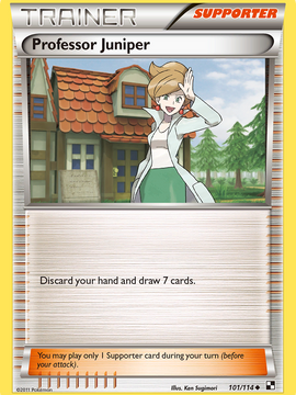 Professor Juniper (101/114) [Black & White: Base Set]