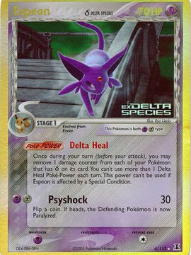 Espeon (4/113) (Delta Species) (Stamped) [EX: Delta Species]