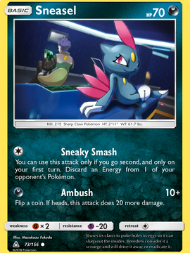 Sneasel (73/156) [Sun & Moon: Ultra Prism]