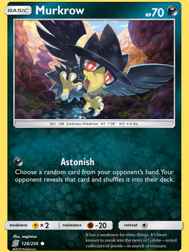 Murkrow (128/236) [Sun & Moon: Unified Minds]