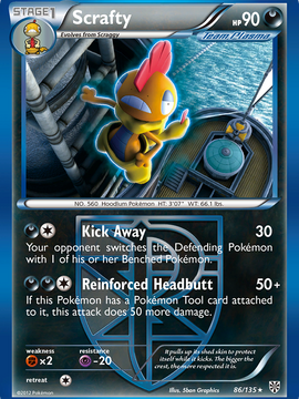 Scrafty (86/135) [Black & White: Plasma Storm]