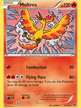 Moltres (9/124) [XY: Fates Collide]