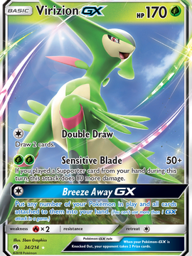 Virizion GX (34/214) [Sun & Moon: Lost Thunder]