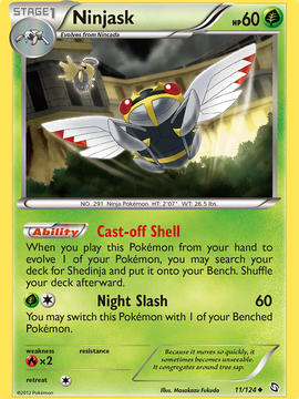 Ninjask (11/124) [Black & White: Dragons Exalted]