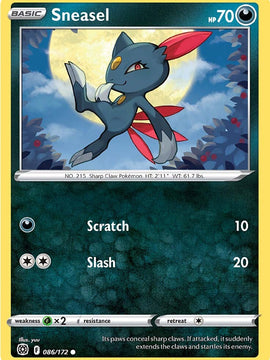 Sneasel (086/172) [Sword & Shield: Brilliant Stars]