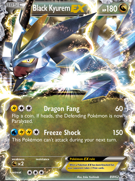 Black Kyurem EX (BW62) [Black & White: Black Star Promos]