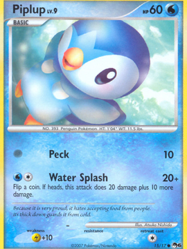 Piplup (15/17) [POP Series 6]