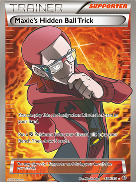 Maxie's Hidden Ball Trick (158/160) [XY: Primal Clash]