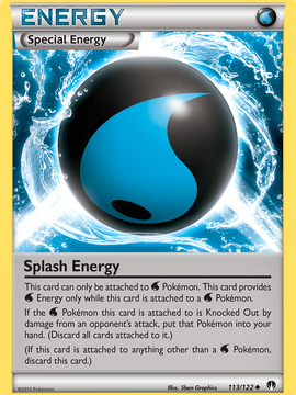 Splash Energy (113/122) [XY: BREAKpoint]