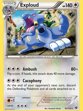 Exploud (82/124) [XY: Fates Collide]