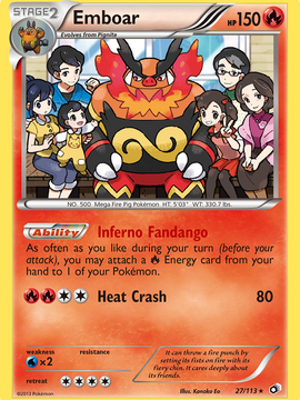 Emboar (27/113) [Black & White: Legendary Treasures]