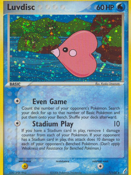 Luvdisc (7/100) [EX: Crystal Guardians]